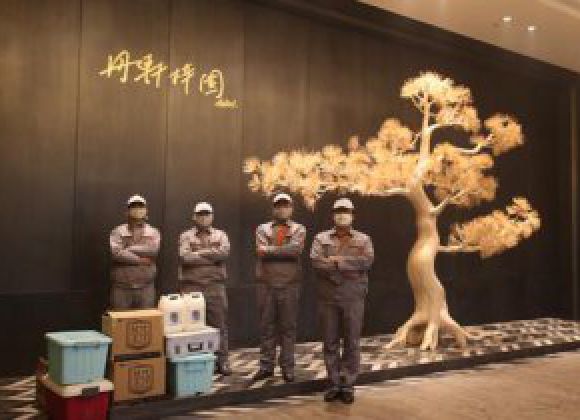天地源丹軒梓園營(yíng)銷中心施工案例